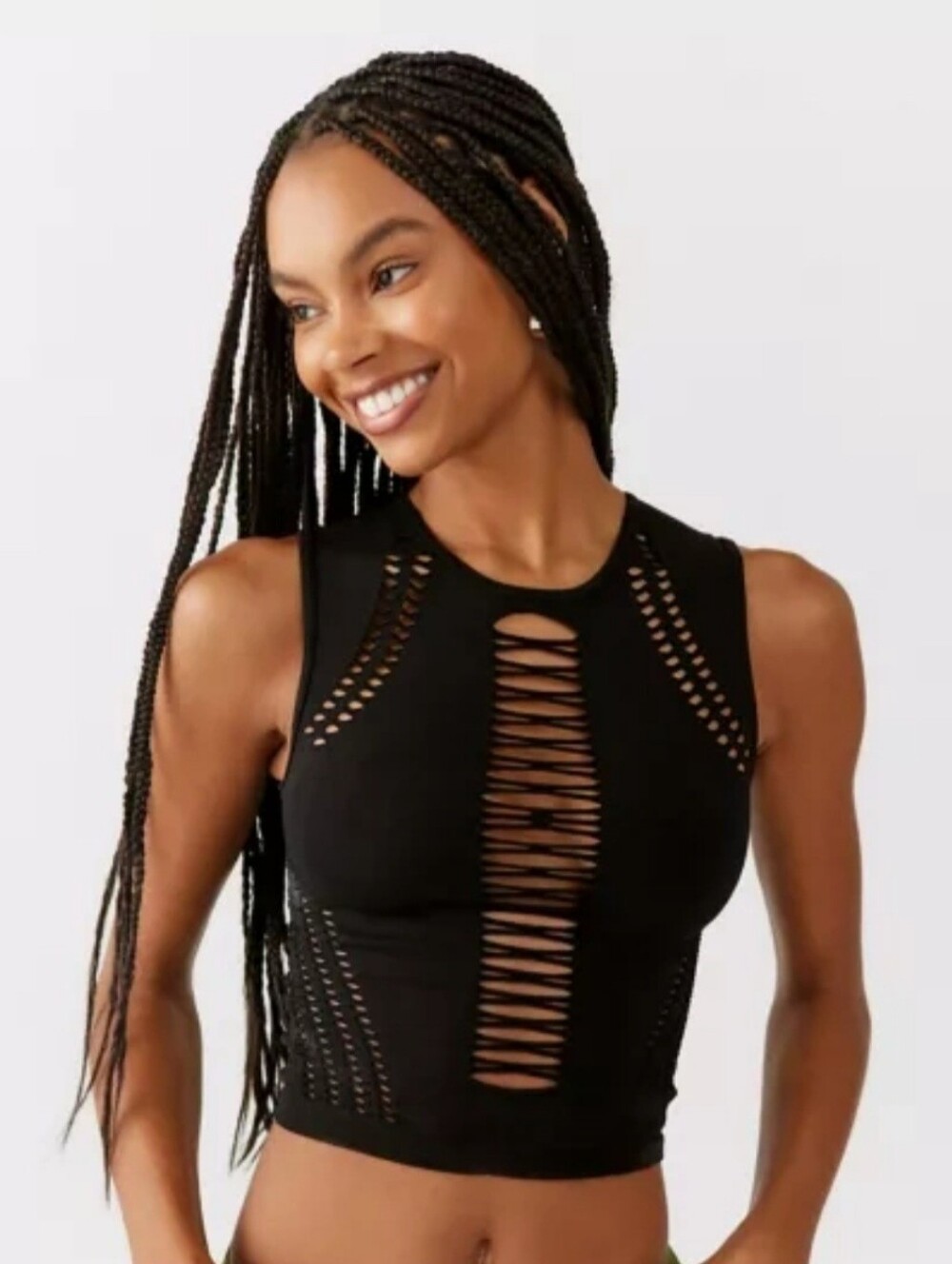 Out From Under Stretch Crop Top Medium